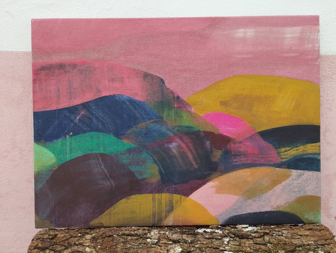 98 Hektar — painting by Marion Dieterle