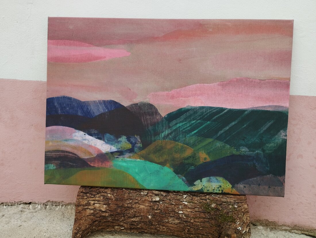 98 Hektar — painting by Marion Dieterle
