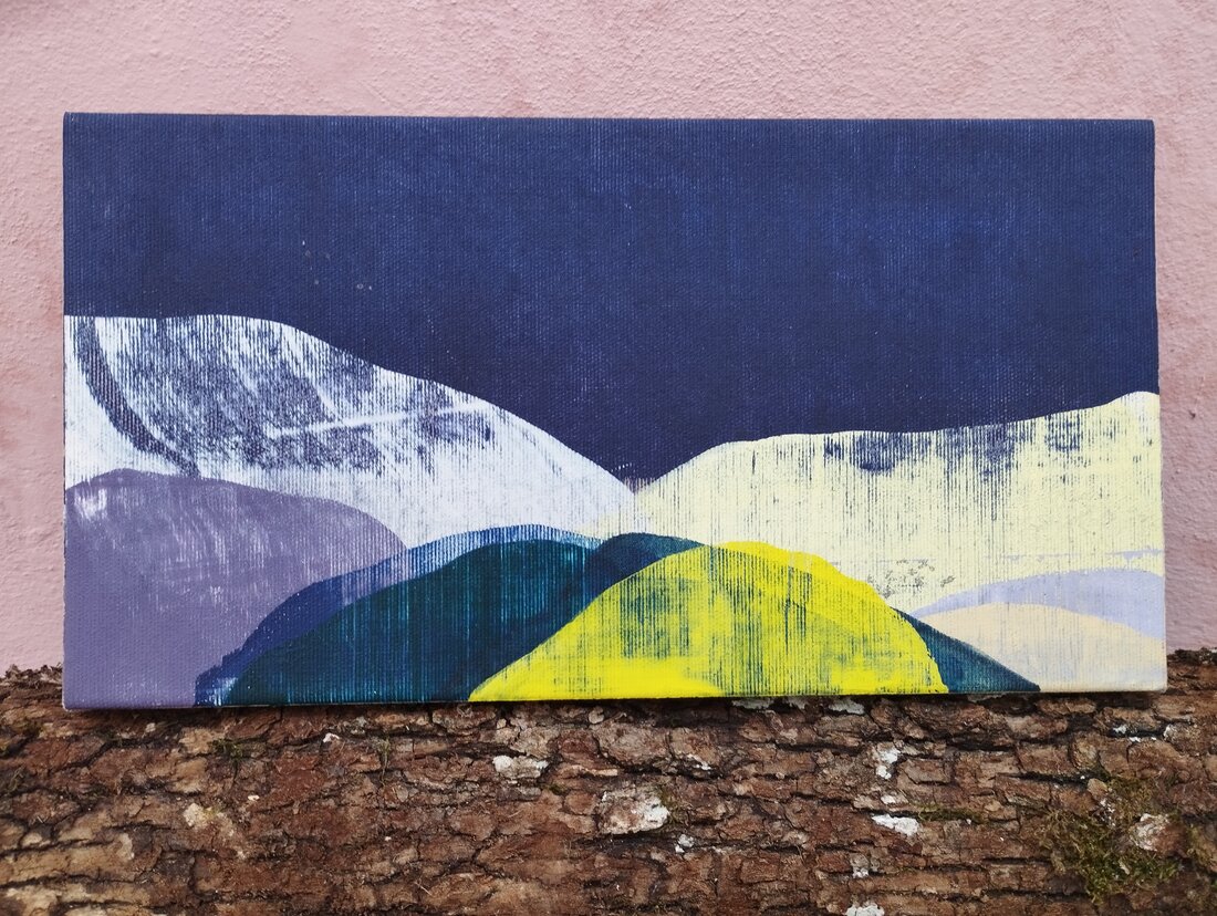 98 Hektar — painting by Marion Dieterle