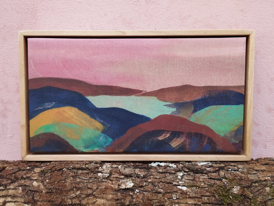 98 Hektar — painting by Marion Dieterle