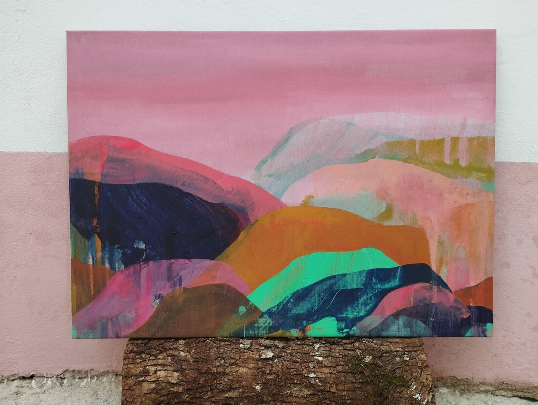 98 Hektar — painting by Marion Dieterle
