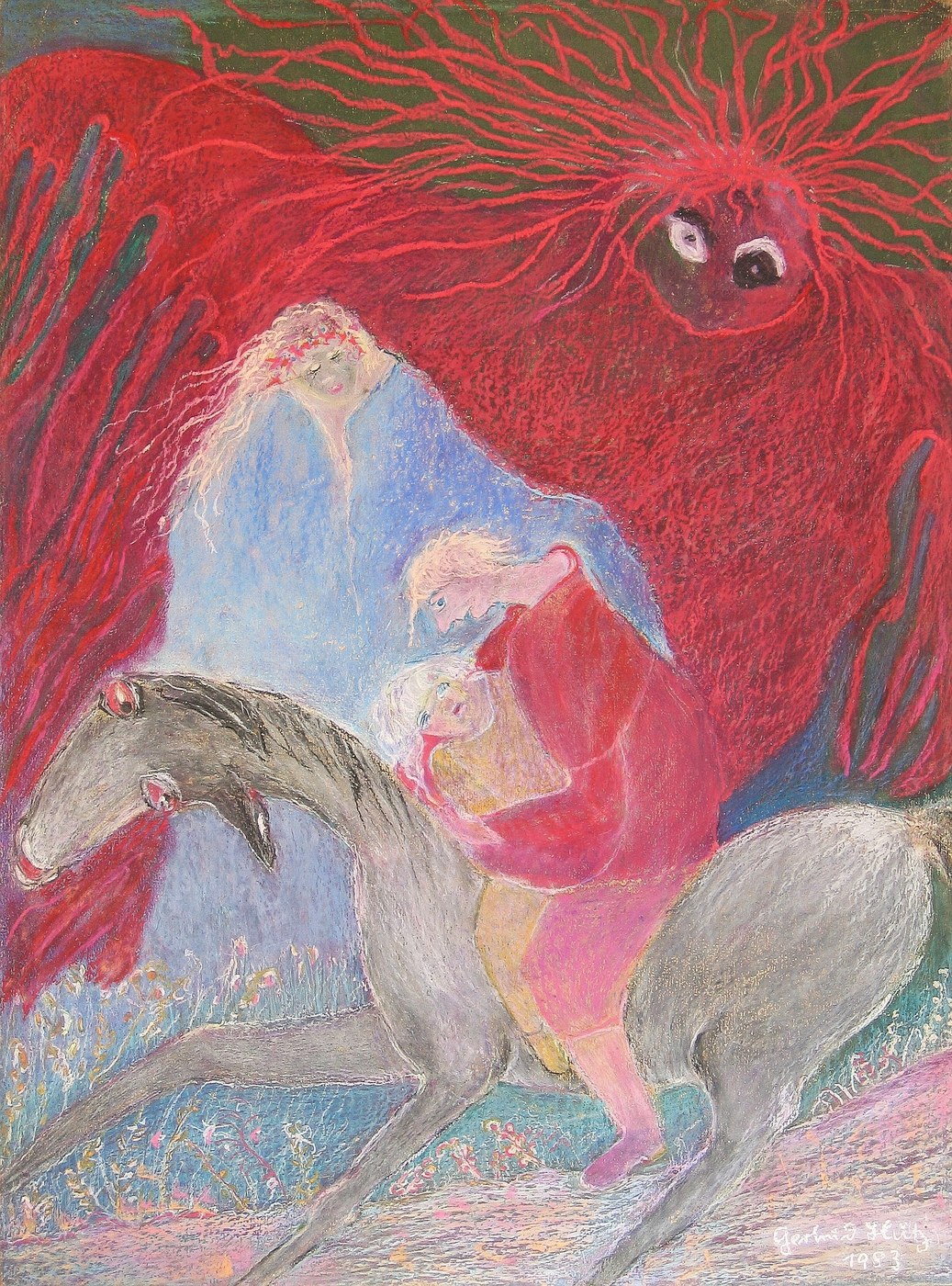 Gertrud Hutz — „Erinnerung“, Malerei