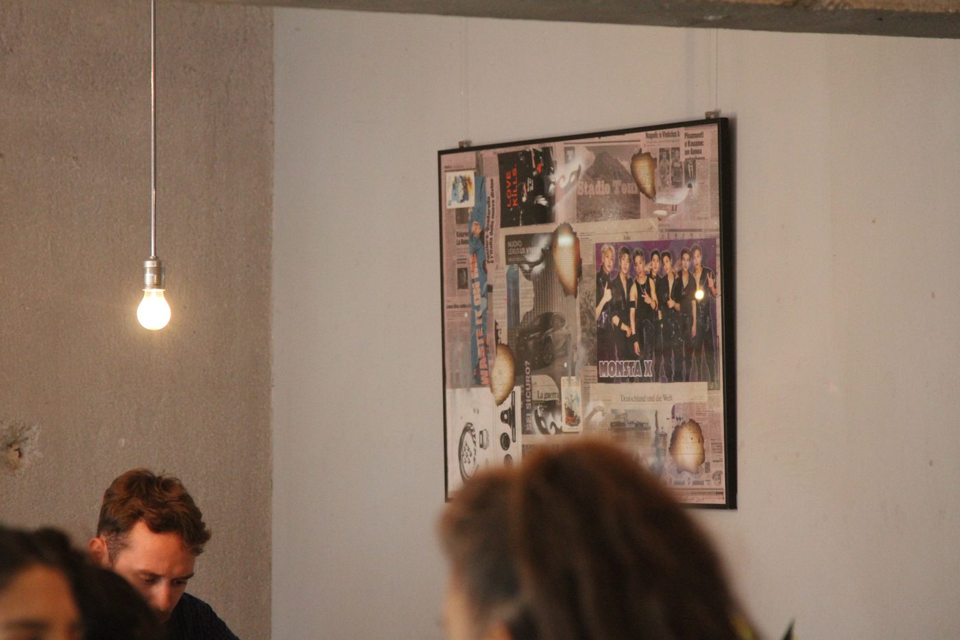 Marcus Sendlinger — Ausstellungsansicht im Kaffeemitte