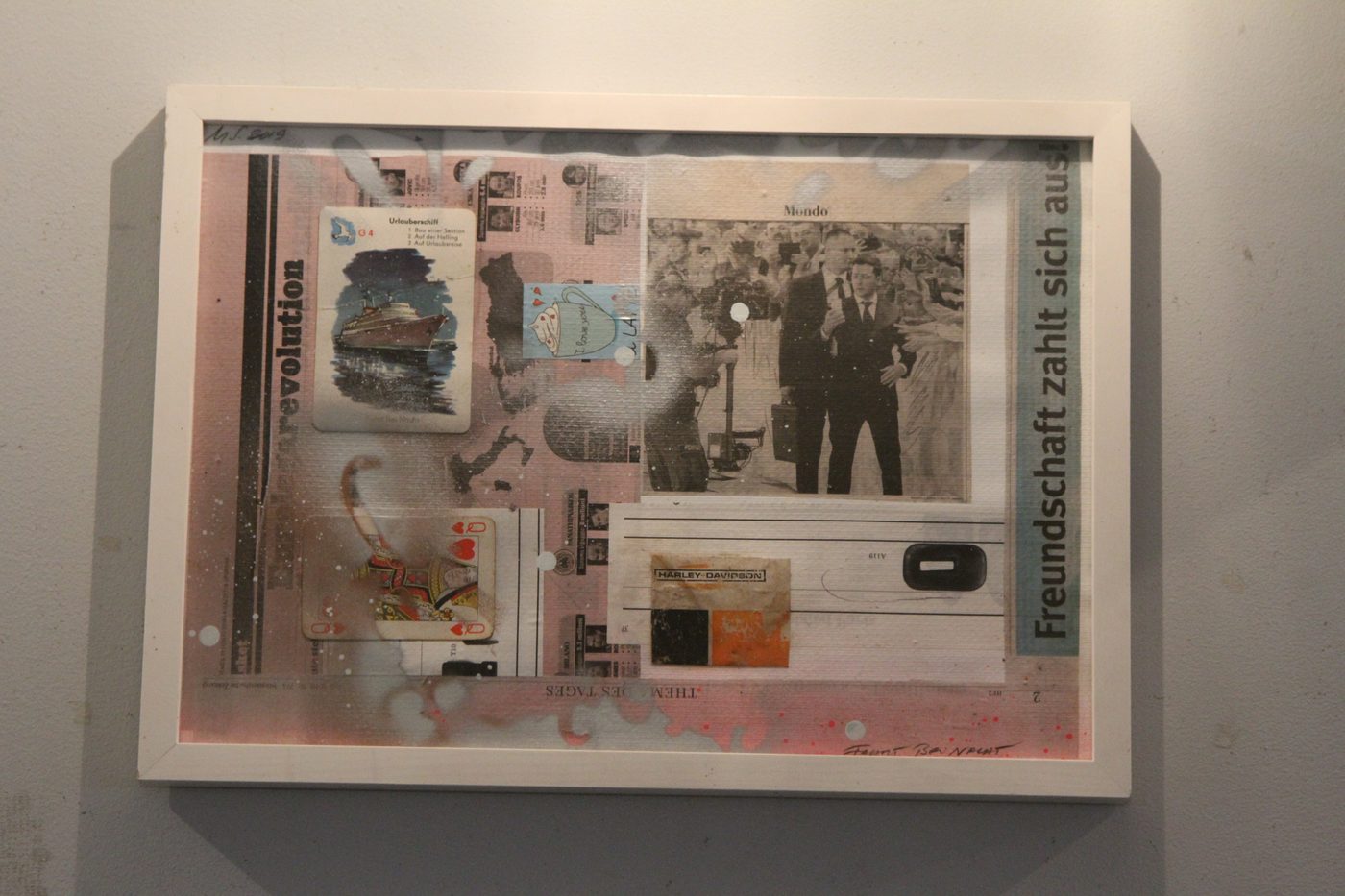 Marcus Sendlinger — Ausstellungsansicht im Kaffeemitte