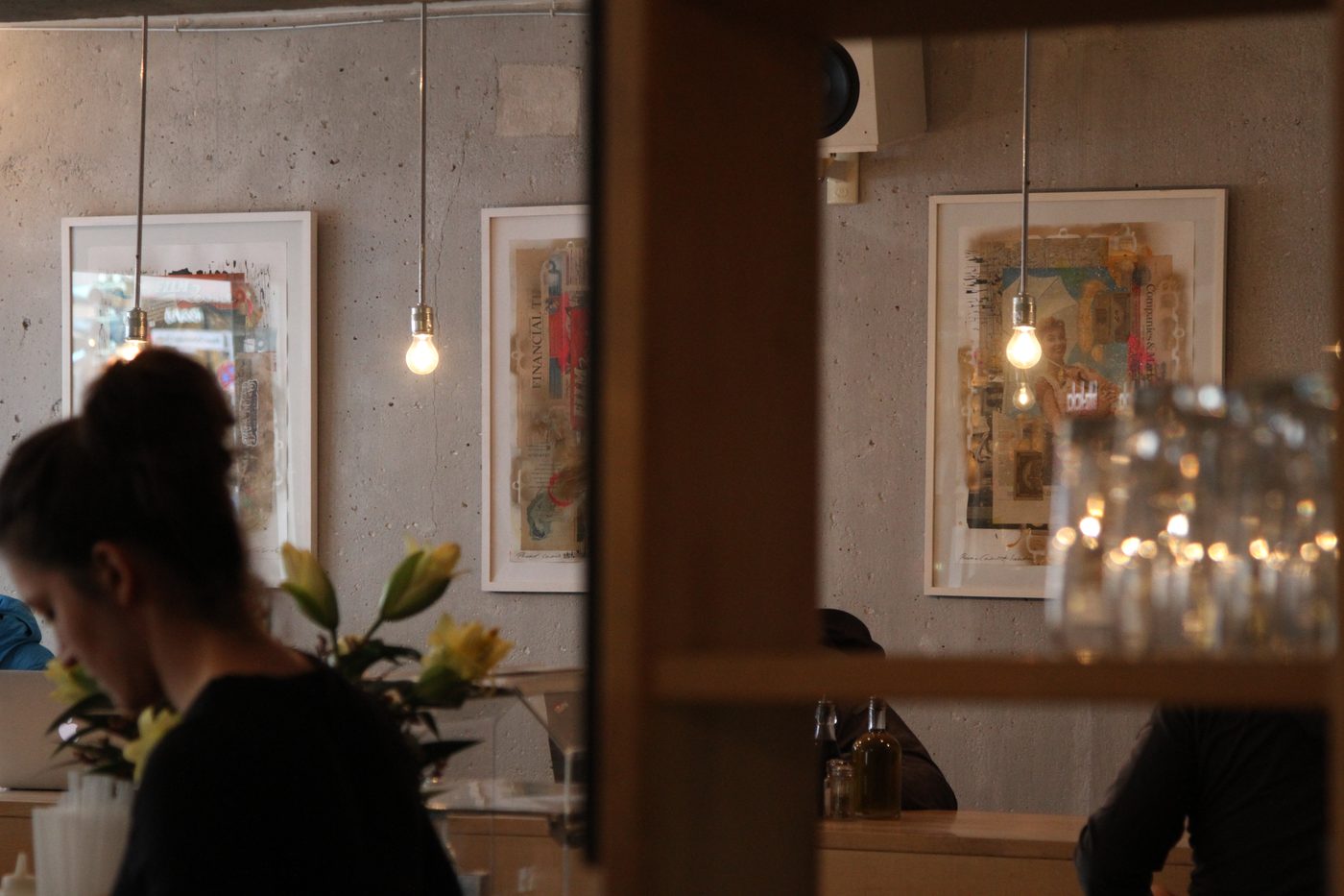 Marcus Sendlinger — Ausstellungsansicht im Kaffeemitte