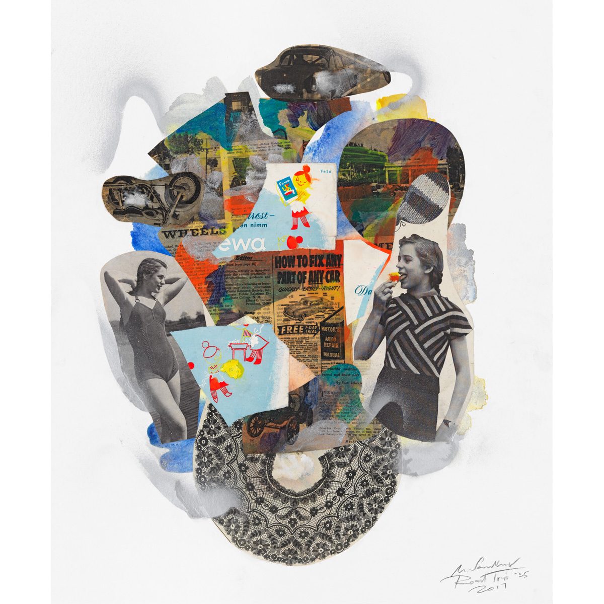 Marcus Sendlinger — Road Trip #35 (2017), Collage