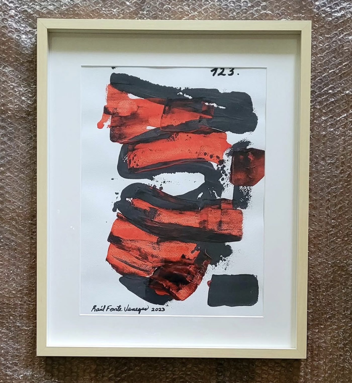 Raúl Fonte Venegas — abstrakte Malerei