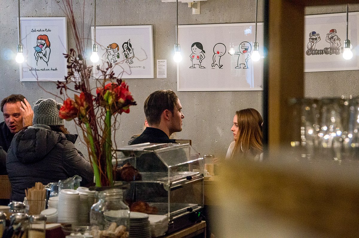 Salzig Berlin — exhibition view at Kaffeemitte