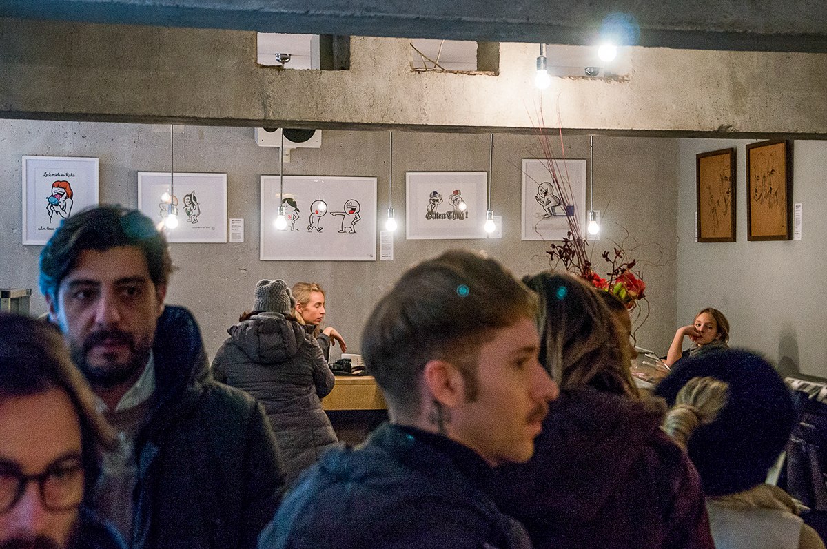 Salzig Berlin — exhibition view at Kaffeemitte