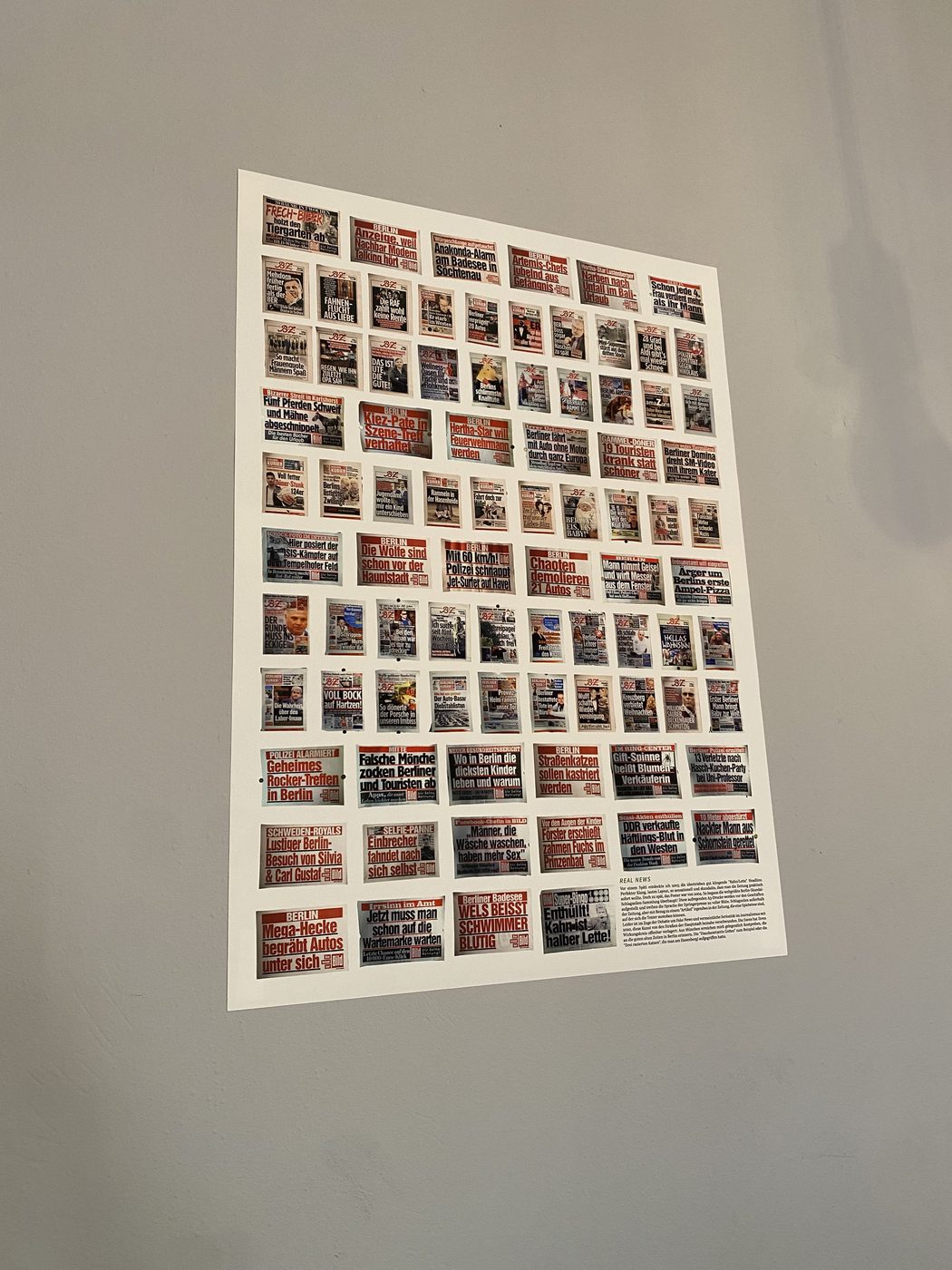 Sammlung — exhibition view at Kaffeemitte