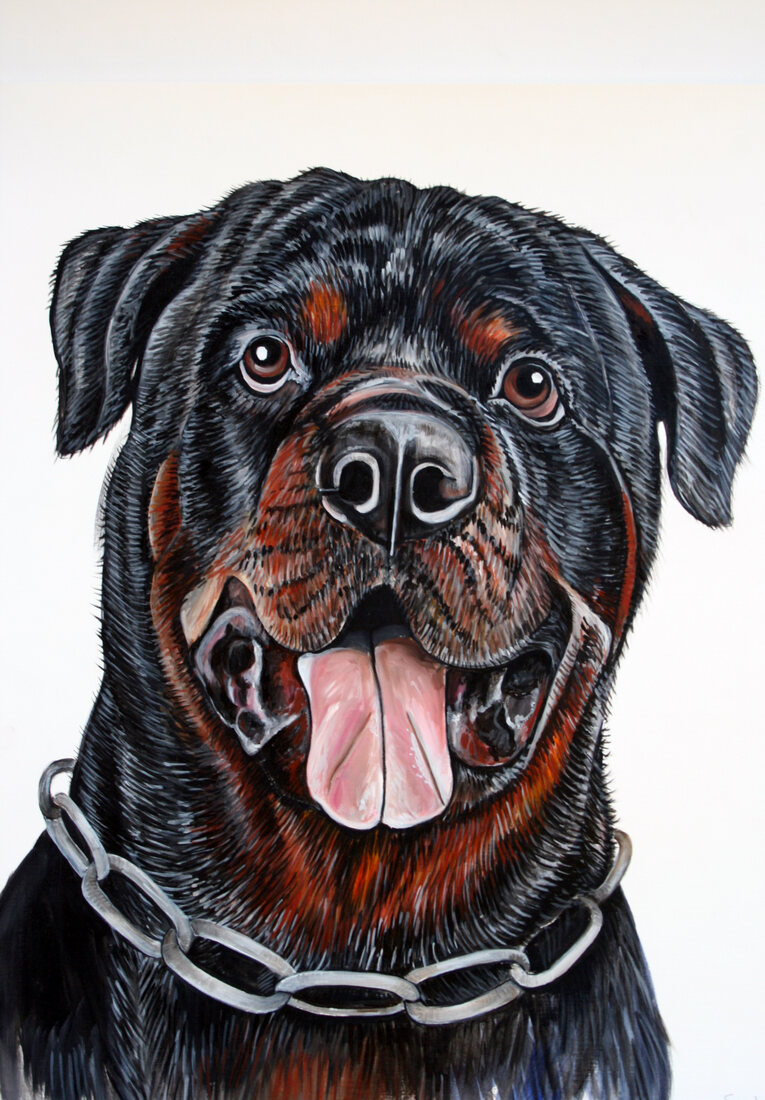 Dogs — painting by Sandra Ober (2020)