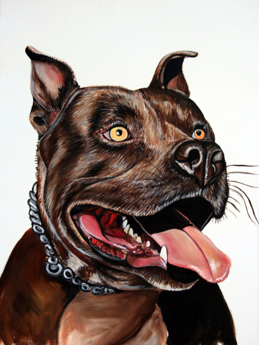Dogs — painting by Sandra Ober (2020)
