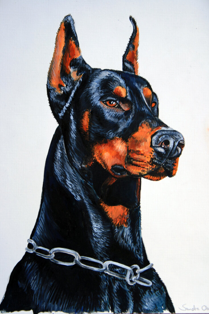 Dogs — painting by Sandra Ober (2020)