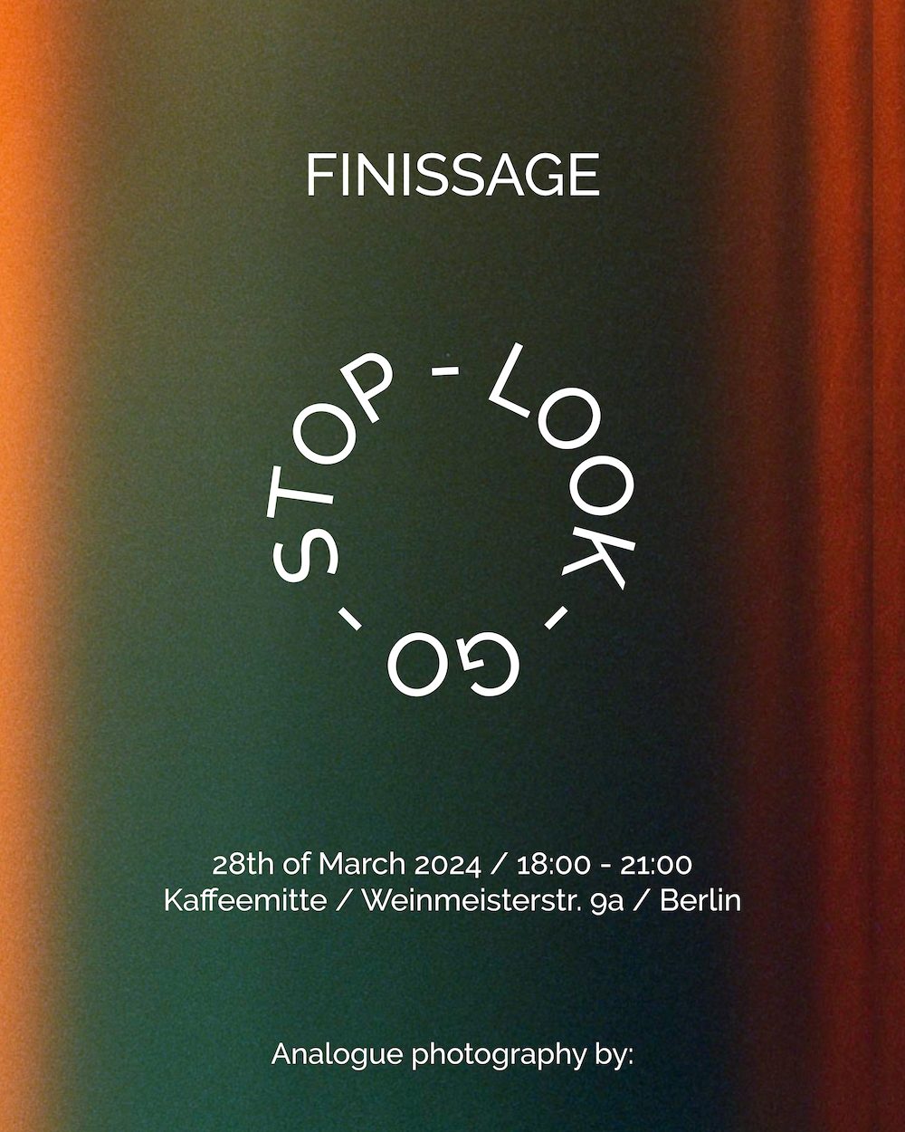 Stop Look Go — exhibition view at Kaffeemitte