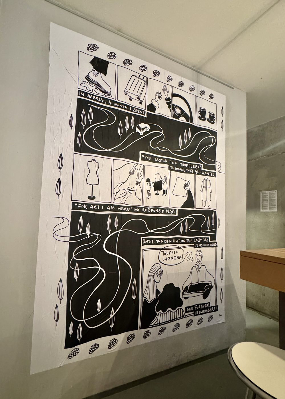 Umbria — exhibition view at Kaffeemitte