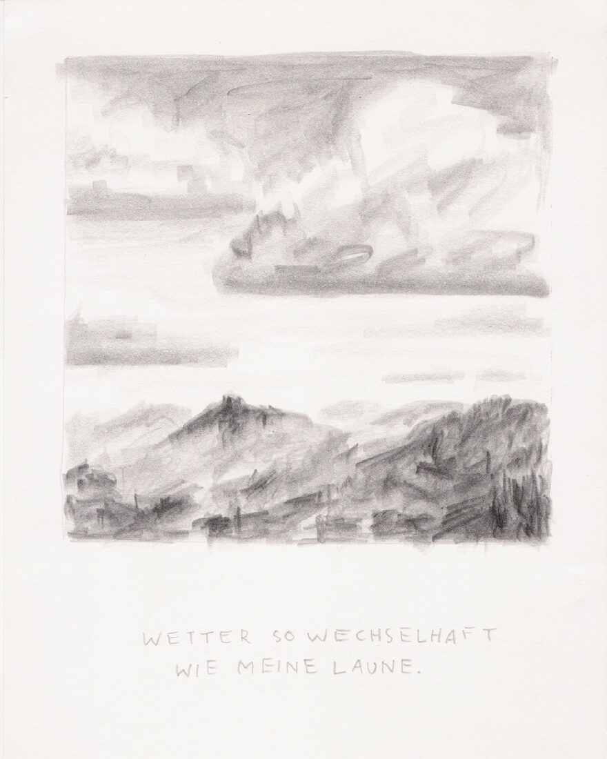 Umbria — Nadine Scherer, Graphite on paper