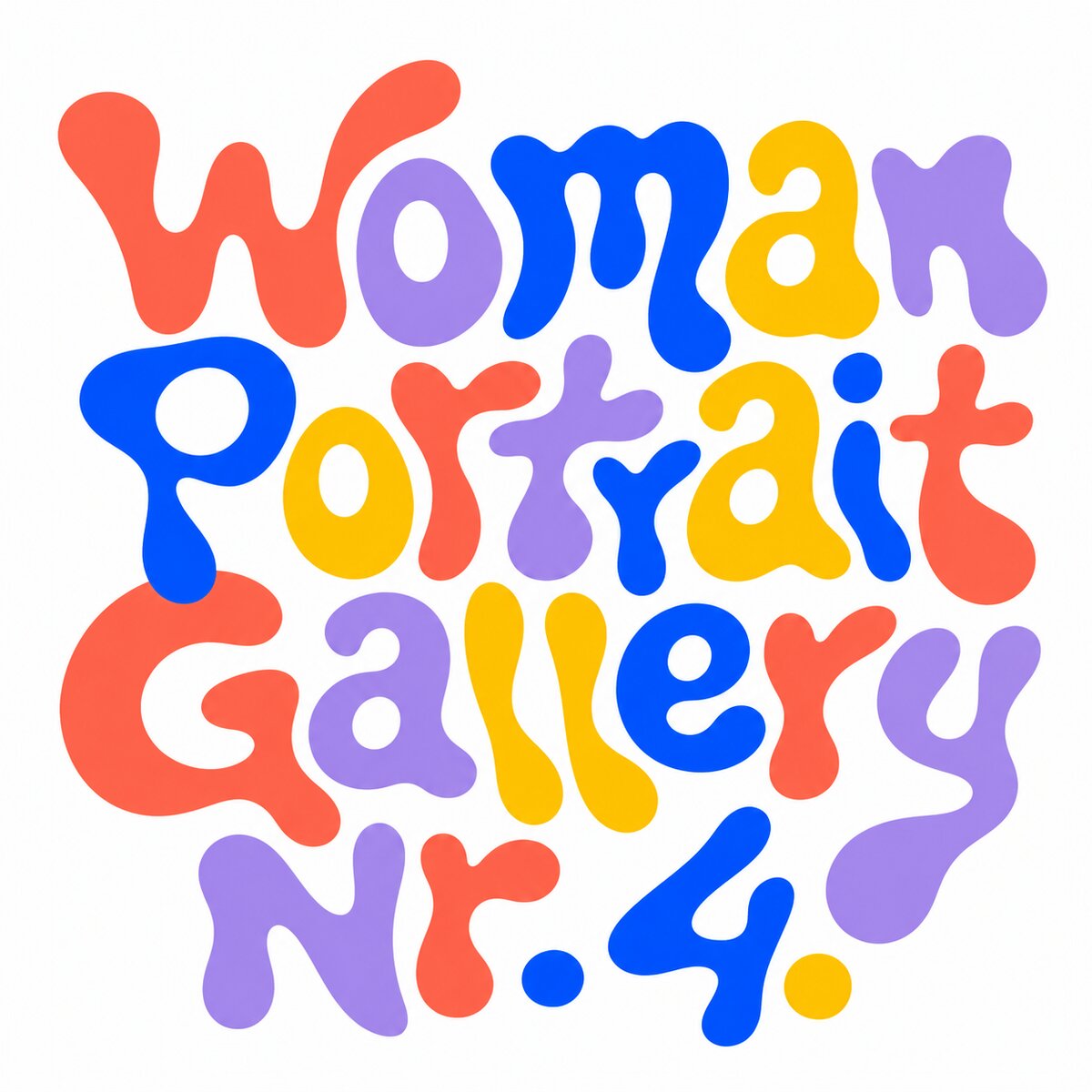Woman Portrait Gallery Nr. 4 — group show poster